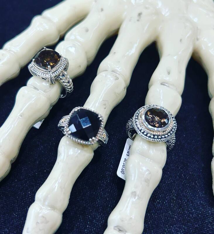 Sterling silver statement rings